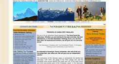 Desktop Screenshot of nandadevitrek.in